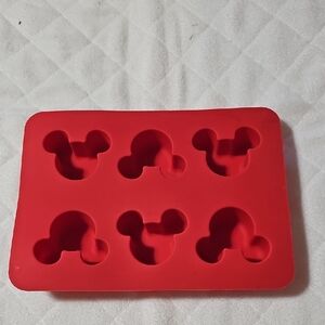 Disney Red Silicone Mickey Mouse Mold